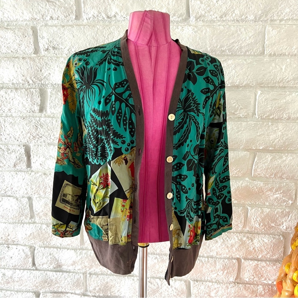 Citron Santa Monica Cardigan Retro Americana Hawaii